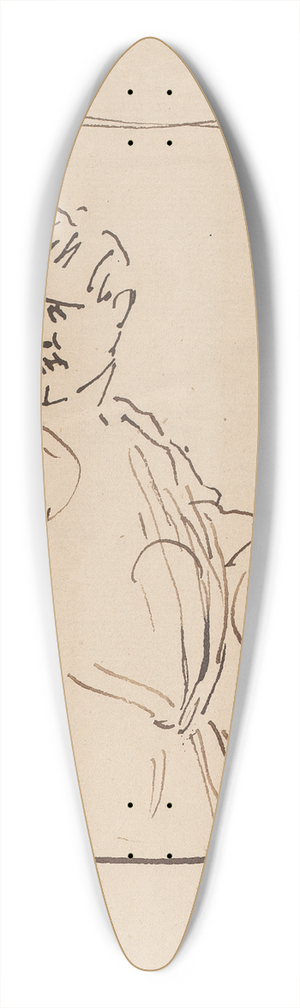 Sir Joshua Reynolds - Knight Titian 39.3 inch art pintail longboard deck
