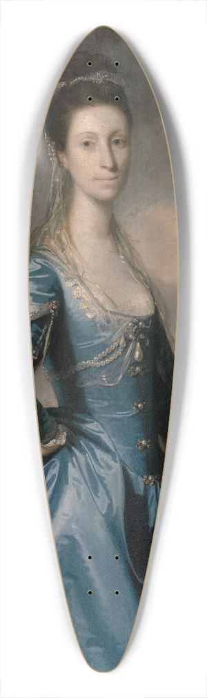 Sir Joshua Reynolds - Miss Elizabeth Ingram 39.3 inch art pintail longboard deck