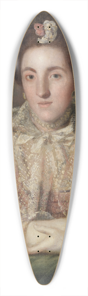 Sir Joshua Reynolds - Portrait of Mrs William Fortescue (1733-1820), later Countess of Clermont 39.3 inch art pintail longboard deck