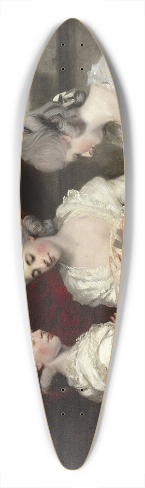 Sir Joshua Reynolds - The Ladies Waldegrave 39.3 inch art pintail longboard deck