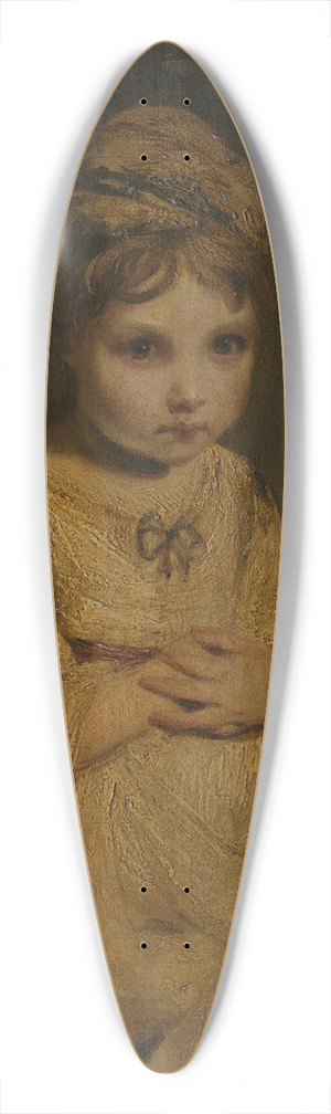 Sir Joshua Reynolds - The Strawberry Girl 39.3 inch art pintail longboard deck