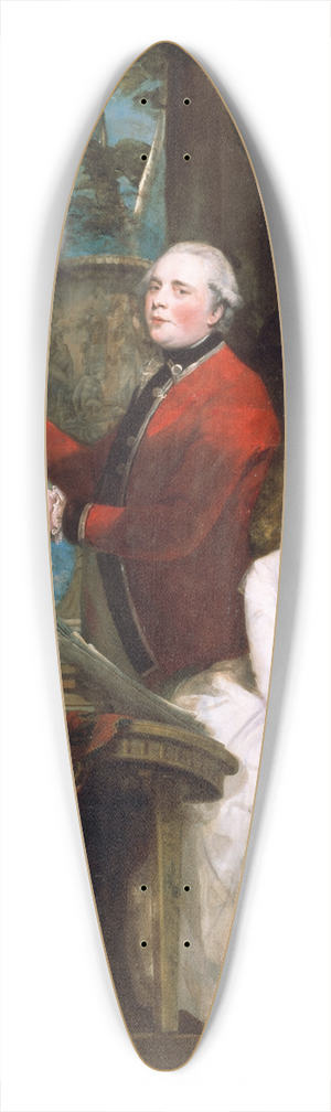 Sir Joshua Reynolds - The Temple Family 39.3 inch art pintail longboard deck