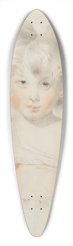 Sir Thomas Lawrence - Portrait of a child 39.3 inch art pintail longboard deck