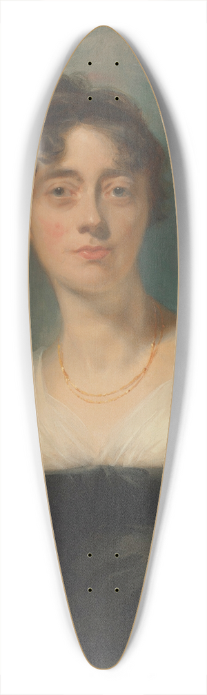 Sir Thomas Lawrence - Portrait of a lady, traditionally identified as Mrs Bevan 39.3 inch art pintail longboard deck