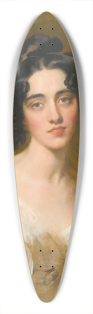 Sir Thomas Lawrence - Portrait Of Lady Georgina North 39.3 inch art pintail longboard deck