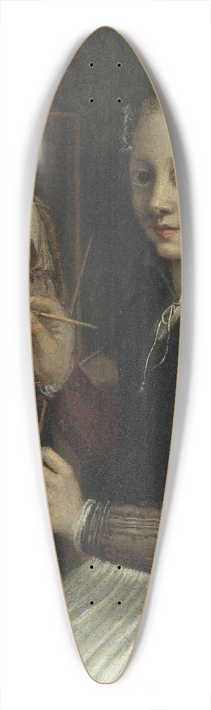Sofonisba Anguissola - Self Portrait 39.3 inch art pintail longboard deck Sofonisba Anguissola - Self Portrait 39.3 inch art pintail longboard deck