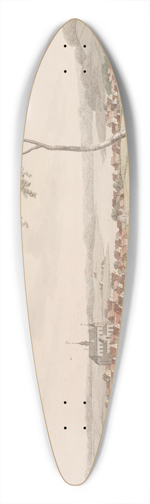 Sren L. Lange - Haderslev 39.3 inch art pintail longboard deck Sren L. Lange - Haderslev 39.3 inch art pintail longboard deck