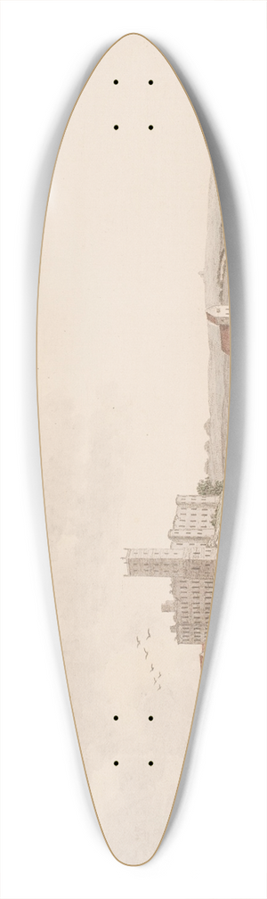 Sren L. Lange - Kolding 39.3 inch art pintail longboard deck Sren L. Lange - Kolding 39.3 inch art pintail longboard deck