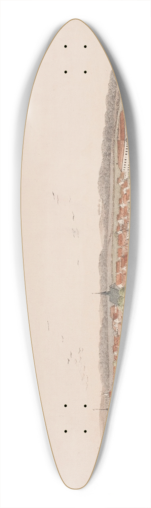 Sren L. Lange - Snderborg p en Als 39.3 inch art pintail longboard deck