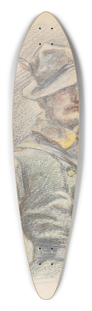 Stanisaw Bagieski - Mounted rifleman 39.3 inch art pintail longboard deck