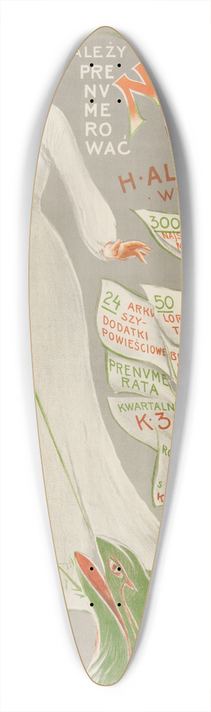 Stanisaw Dbicki - Nowe Mody 39.3 inch art pintail longboard deck