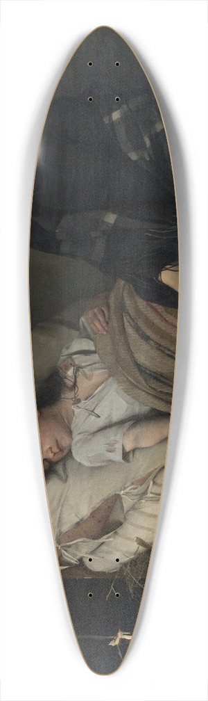 Stanisaw Grocholski - Death of an Orphan 39.3 inch art pintail longboard deck