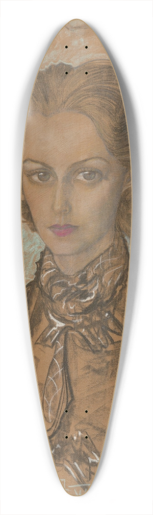 Stanisaw Ignacy Witkiewicz - Pani Boreniakowa (Portrait Hermina Boreniok) 39.3 inch art pintail longboard deck