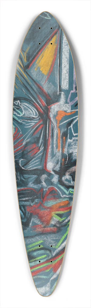 Stanisaw Ignacy Witkiewicz - Portrait of Leon Reynel 39.3 inch art pintail longboard deck