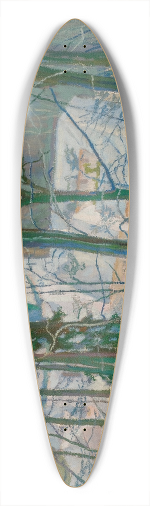 Stanisaw Kamocki - View over the Monastery in Czerna 39.3 inch art pintail longboard deck