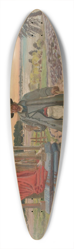 Stanisaw Masowski - Merciful Christ 39.3 inch art pintail longboard deck Stanisaw Masowski - Merciful Christ 39.3 inch art pintail longboard deck