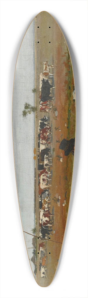 Stanisaw Masowski - Pasture 39.3 inch art pintail longboard deck Stanisaw Masowski - Pasture 39.3 inch art pintail longboard deck