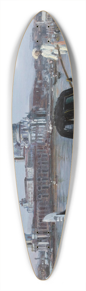 Stanisaw Masowski - View of Venice. Santa Maria della Salute 39.3 inch art pintail longboard deck Stanisaw Masowski - View of Venice. Santa Maria della Salute 39.3 inch art pintail longboard deck