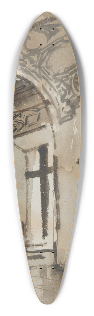 Stanisaw Noakowski - Sala renesansowa 39.3 inch art pintail longboard deck