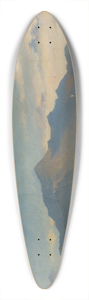 Stanisaw von Chlebowski - Oriental Landscape 39.3 inch art pintail longboard deck