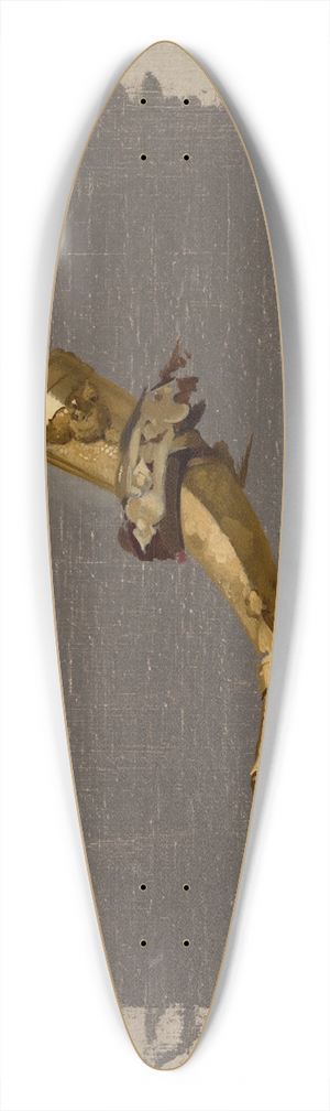 Stanisaw von Chlebowski - Study of a Khanjar 39.3 inch art pintail longboard deck