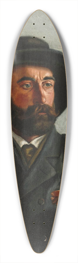 Stanisaw Witkiewicz - Self-portrait 39.3 inch art pintail longboard deck