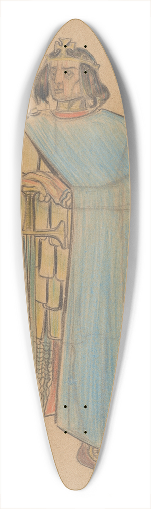 Stanisaw Wyspiaski - Biskup Stanisaw. Projekt kostiumu do dramatu Bolesaw miay (Akt pierwszy) 39.3 inch art pintail longboard deck