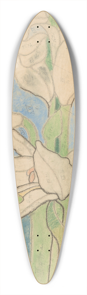 Stanisaw Wyspiaski - Bogosawiona Salomea. Projekt witraa do kocioa Franciszkanw w Krakowie 39.3 inch art pintail longboard deck Stanisaw Wyspiaski - Bogosawiona Salomea. Projekt witraa do kocioa Franciszkanw w Krakowie 39.3 inch art pintail longboard deck