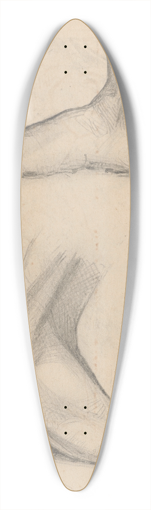 Stanisaw Wyspiaski - Foot studies 39.3 inch art pintail longboard deck