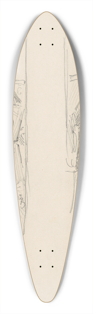 Stanisaw Wyspiaski - Saint Basil and Saint Cosmas. Copies of the iconostasis in Bohorodchany 39.3 inch art pintail longboard deck