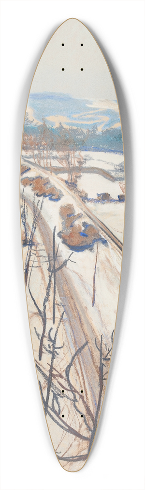 Stanisaw Wyspiaski - Widok na Kopiec Kociuszki. Szary dzie 39.3 inch art pintail longboard deck
