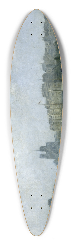 Stanislas Lpine - Lle de la Cit et lle Saint-Louis, vues du pont dAusterlitz 39.3 inch art pintail longboard deck