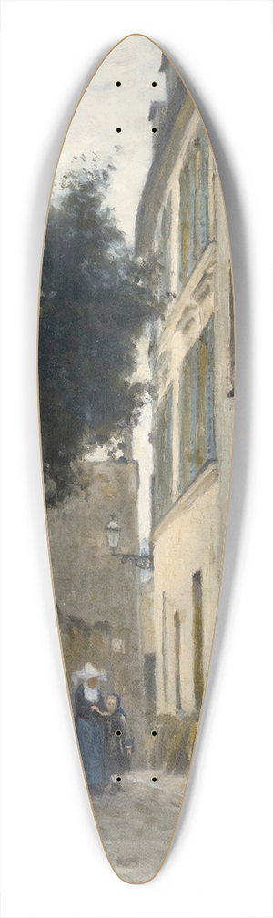 Stanislas Lpine - Montmartre. La Rue Saint-Vincent 39.3 inch art pintail longboard deck