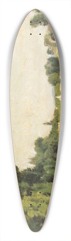 Stanislas Lpine - The MarneBetween CrteilAnd Saint-Maur, The Fisherman 39.3 inch art pintail longboard deck