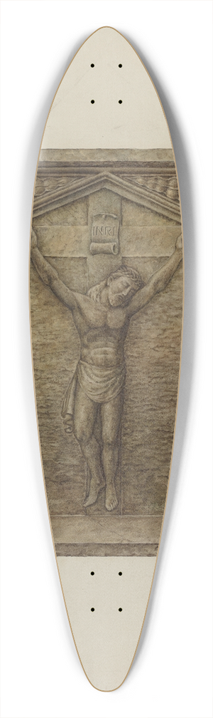 Stanley Mazur - Bas Relief Plaque 39.3 inch art pintail longboard deck