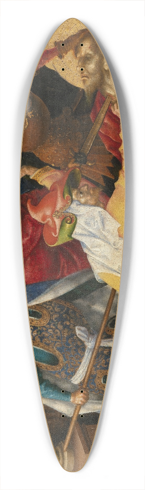 Stefan Lochner - Martyrdom of St Thomas 39.3 inch art pintail longboard deck