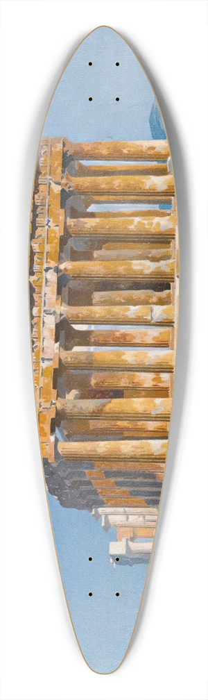 Stephanos Lanza - The Acropolis 39.3 inch art pintail longboard deck