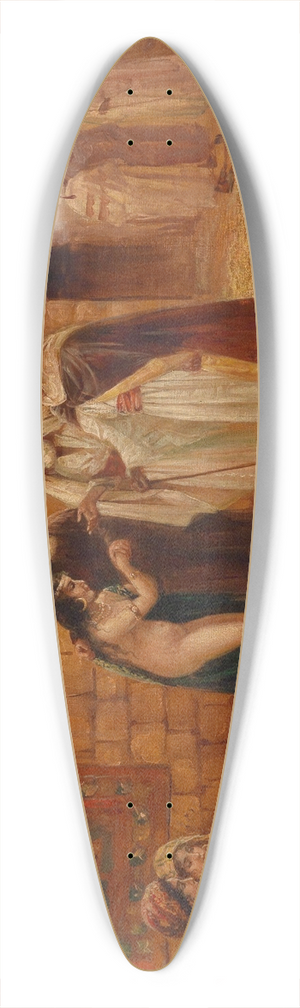 Stephan Sedlacek - Am Bazar 39.3 inch art pintail longboard deck