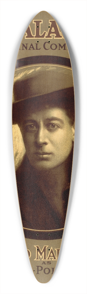 Strobridge & Co. Lith. - The Alaskan an original comic opera 39.3 inch art pintail longboard deck