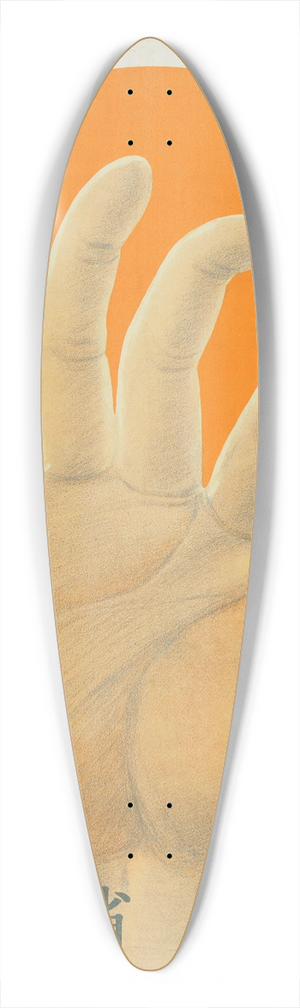 Sugiura Hisui - Ky No Chokin Wa Ashita No Kfuku [Hand And A Coin] 39.3 inch art pintail longboard deck