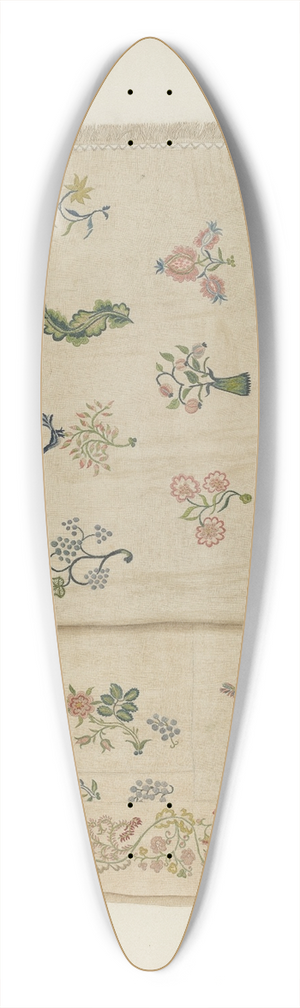 Suzanne Roy - Crewel Embroidered Bedspread 39.3 inch art pintail longboard deck