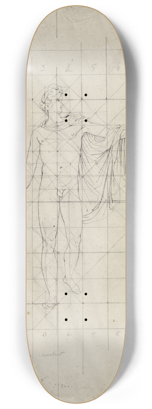 David Humbert de Superville - Apollo Belvedere. 8.25 inch art skate deck