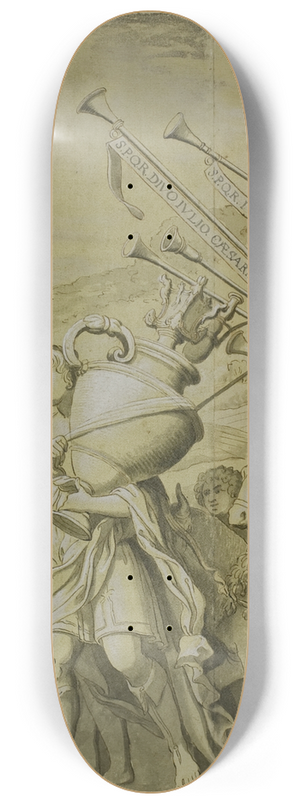 After Andrea Mantegna - Triumphs of Julius Caesar;Canvas No. IV 8.25 inch art skate deck