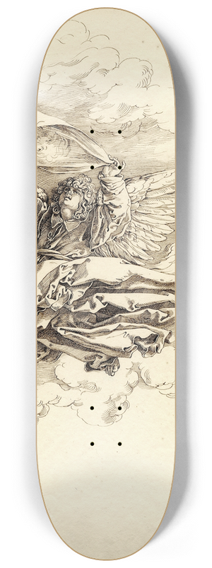 David Humbert de Superville - Engel met het Mandylion 8.25 inch art skate deck