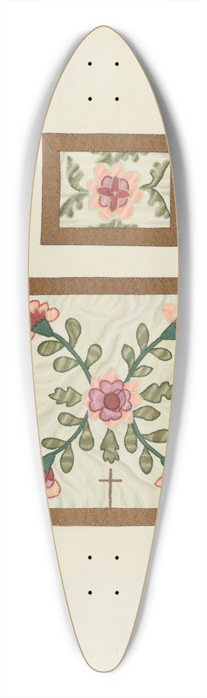 Syrena Swanson - Burse and Chalice Veil 39.3 inch art pintail longboard deck