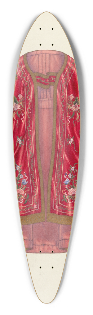 Syrena Swanson - Ecclesiastical Vestment (front view) 39.3 inch art pintail longboard deck