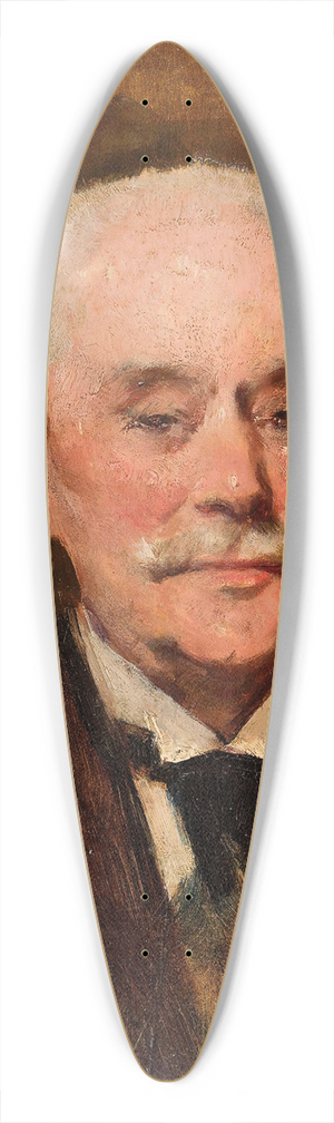 Tadeusz Ajdukiewicz - Portrait of an old man 39.3 inch art pintail longboard deck