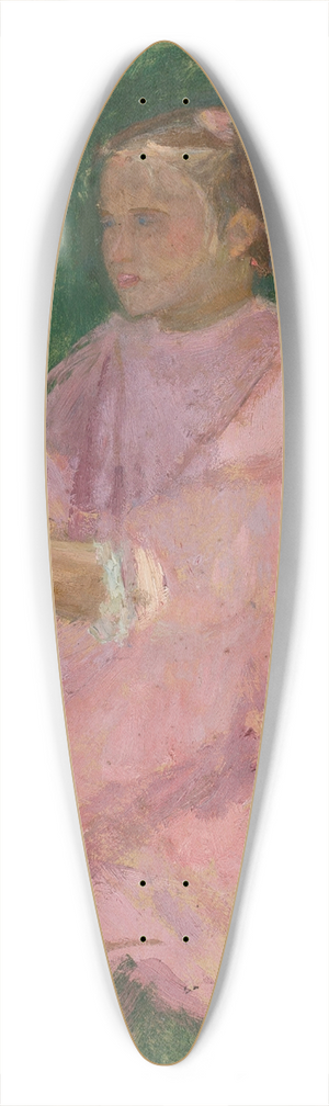 Tadeusz Makowski - Dziewczynka w rowej sukience 39.3 inch art pintail longboard deck
