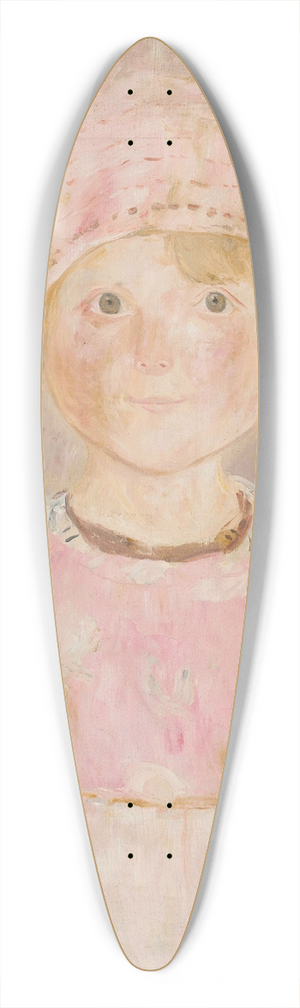 Tadeusz Makowski - Dziewczynka w rowej sukience i czapce 39.3 inch art pintail longboard deck