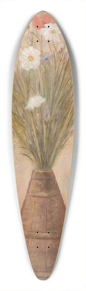 Tadeusz Makowski - Field flowers 39.3 inch art pintail longboard deck Tadeusz Makowski - Field flowers 39.3 inch art pintail longboard deck